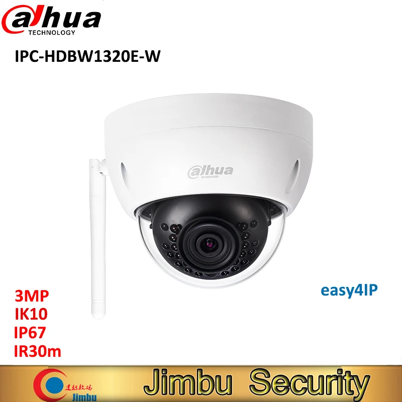 Dahua IP wifi камера easy4IP 3mp HDBW1320E-W wifi камера p2p IP камера IPC-HDBW1320E-W