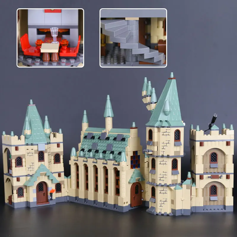 Новый 16030 хогварт замок 1340 шт. Творческий фильмы Building Block кирпичи совместимые