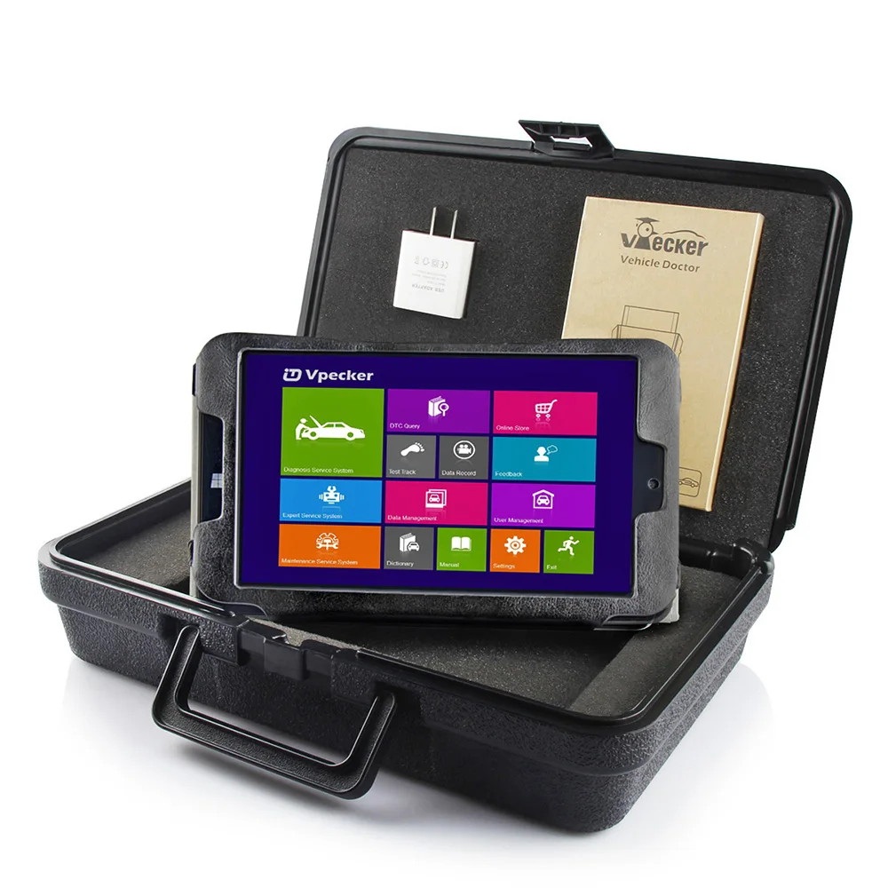 Vpecker Easydiag OBD2 Wifi V11.9 новейший OBD 2 Автомобильный сканер+ 8 дюймовый Windows 10 Vpecker планшет ODB 2 Автосканер