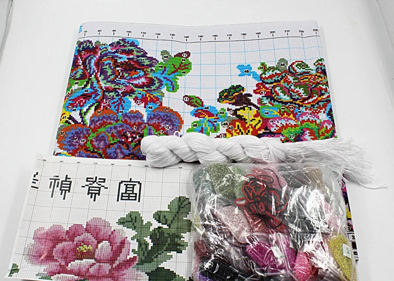 Snowlover beads Needlework DIY bead Cross stitch Embroidery Precise Printed painting plant Pattern cross Green | Дом и сад