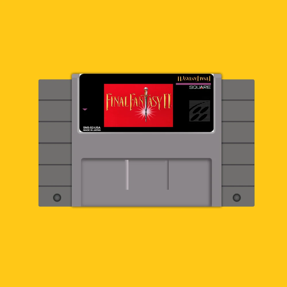 Сохранить файл 46 Pin 16 бит NTSC картридж для игры Final Fantasy 2|16 bit|16 bit game cartridge16 cartridge |