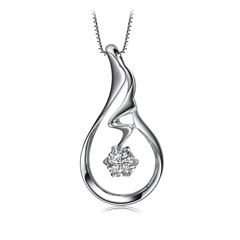 charm chain about2g Ожерелье с натуральным бриллиантом, подвески из чистого золота 18 К, очаровательные ювелирные изделия для женщин, подарок для девочек, элегантные модные ангельские крылья,, новинка, хорошее качество - Цвет камня: charm chain about2g