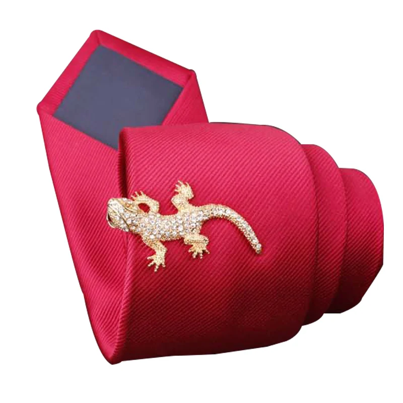 Мужские Модные металлические зажимы для галстука KBAP серебристые Золотые на шею