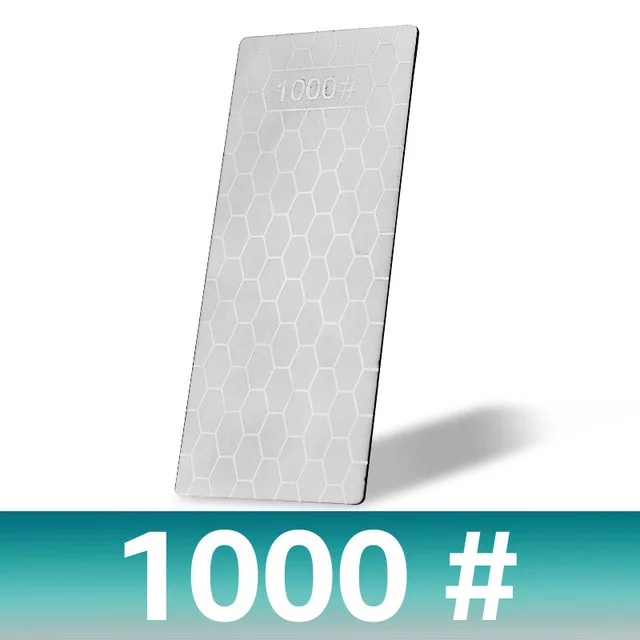 1000 grit Точилка для ножей, Алмазный точильный камень 150*63 мм, ультратонкая ячеистая поверхность, точильный камень, кухонный шлифовальный инструмент - Color: 1000 grit