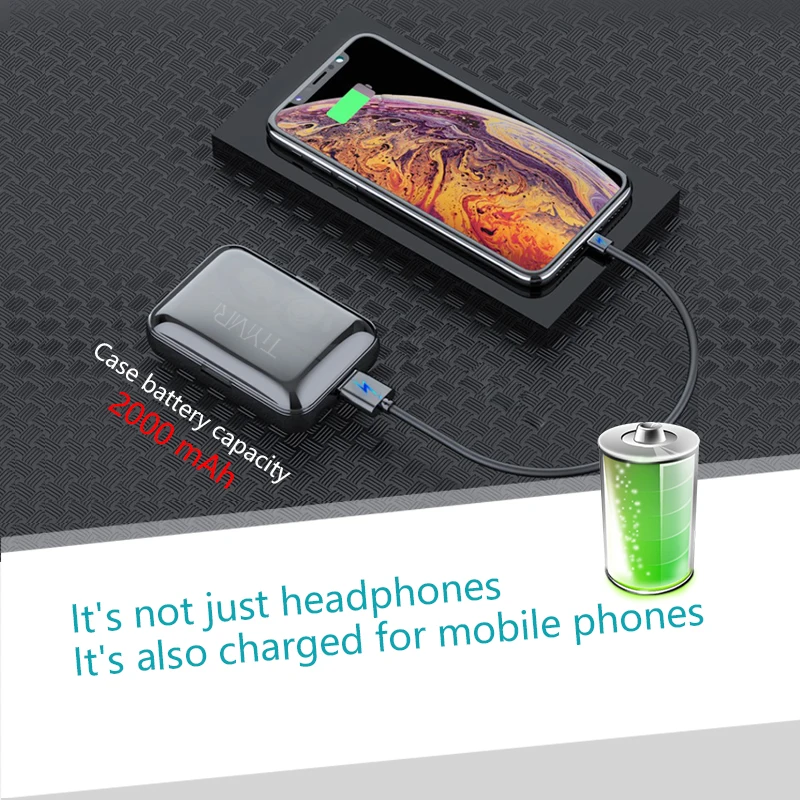 F9 Bluetooth наушники светодиодный быстро Беспроводной зарядки объем Управление