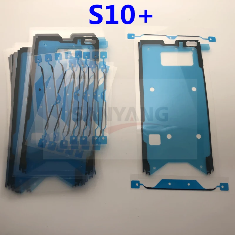 Для Samsung Galaxy S10 Plus G975 G975F SM G9750 ЖК Передняя рамка Клейкая наклейка клейкая лента