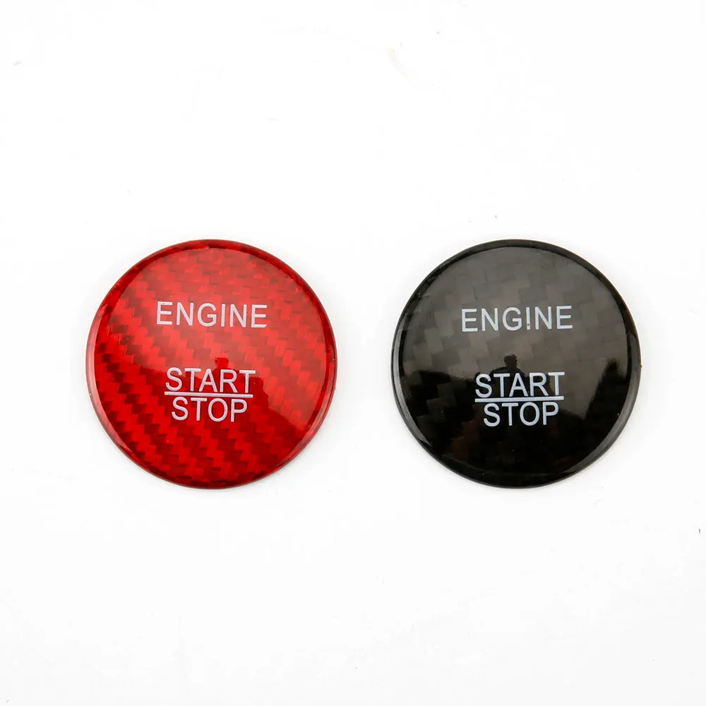Запуска двигателя автомобиля кнопка остановки Стикеры Кепки Накладка для Mercedes