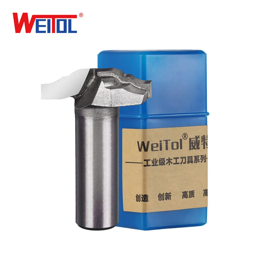 WeiTol 1 шт. 1/2 &quotхвостовик фрезы для деревообработки инструменты две флейты фреза