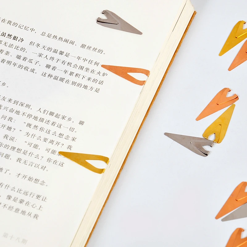 5 шт. в кратком стиле металлические розовые Золотые Закладки для книги Kawaii канцелярские материалы Эсколар скрепки для страниц закладки подарок для ребенка