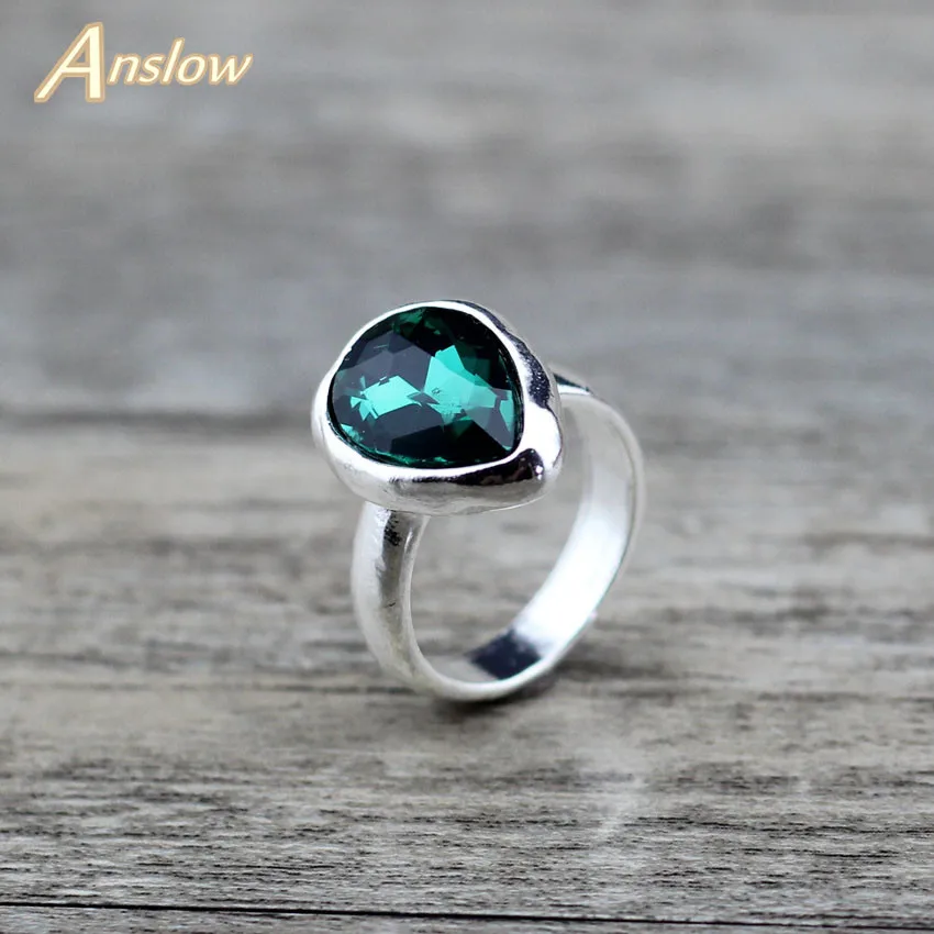 Женское Обручальное Кольцо Anslow свадебное Ювелирное Украшение в форме капли воды