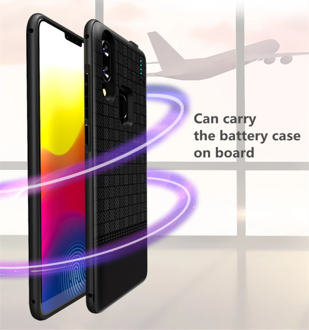 Чехлы для аккумуляторов для Xiaomi Redmi Note 5, внешний аккумулятор, чехол для зарядки аккумулятора, 5000 мА/ч, портативное зарядное устройство, чехлы для аккумуляторов