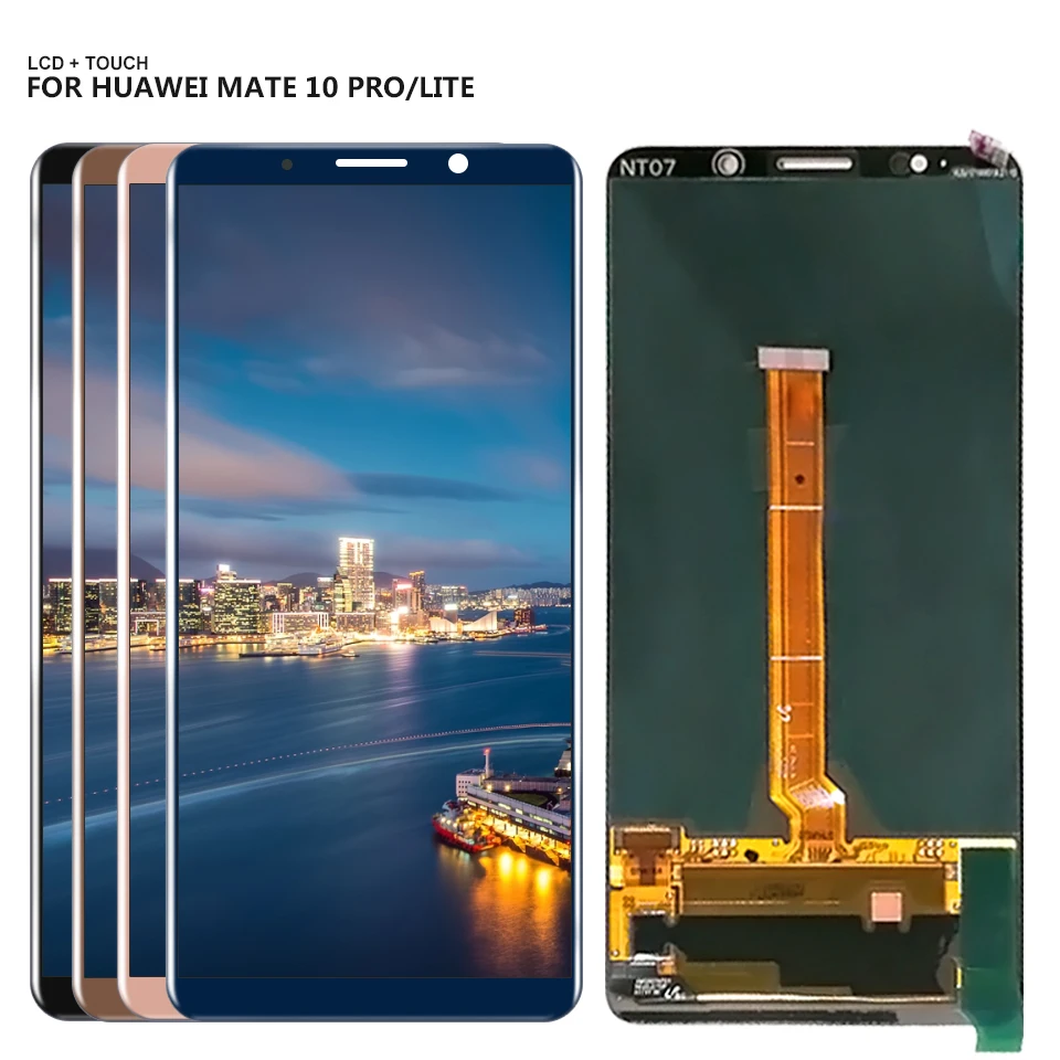 Для Huawei Mate 10 Pro ЖК дисплей сенсорный экран дигитайзер стеклянная панель в сборе +
