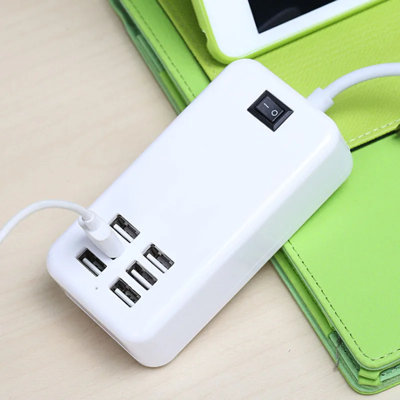 6 USB зарядное устройство адаптер питания переменного тока универсальный