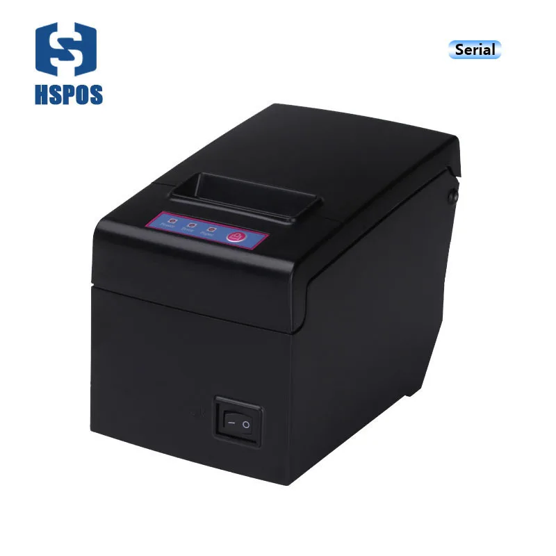Термальный pos принтер RS232 с портом serail pos58 для печати чеков поддержкой команд