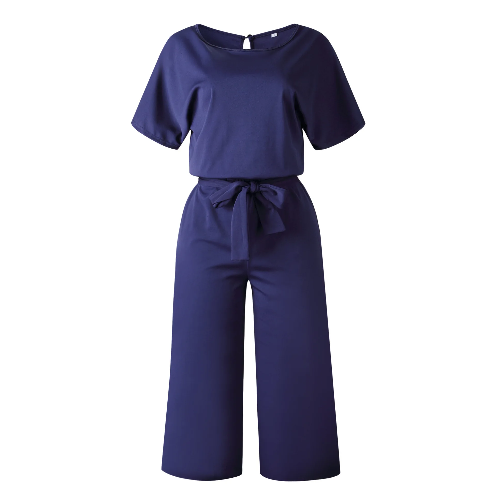 

Women bandage rompers women jumpsuit o-neck sexy jumpsuits loose women jumpsuits women's Casual Rompers short sleeve S M L XL