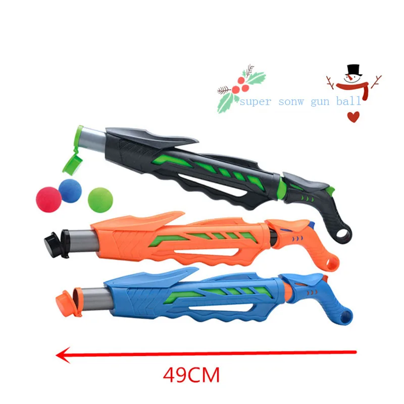 Зимняя игра в снег EVA игрушечный пистолет снежок игрушки для улицы снежный шар