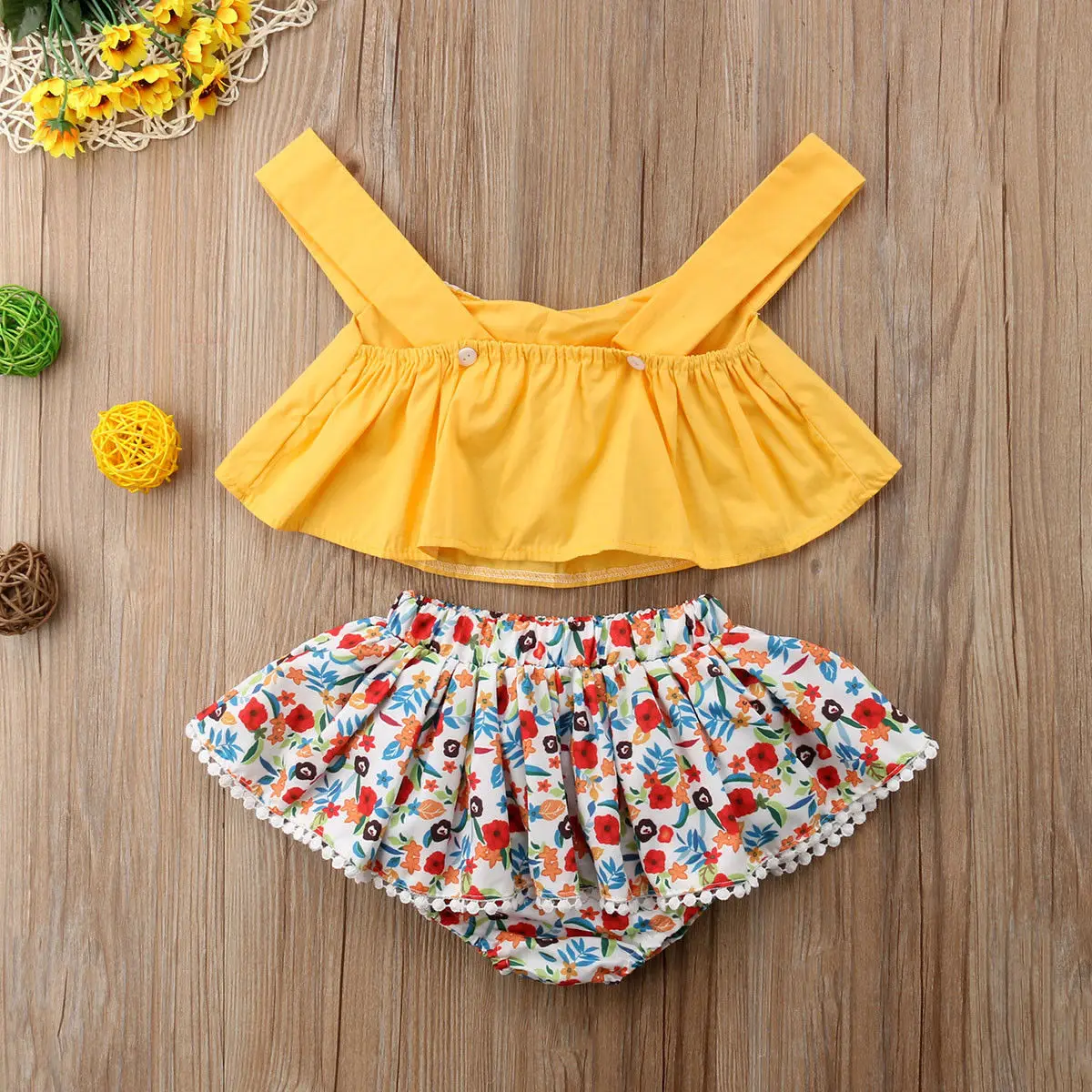 Новинка 2018 г. детская одежда для новорожденных Одежда детей малышей девочек Лето