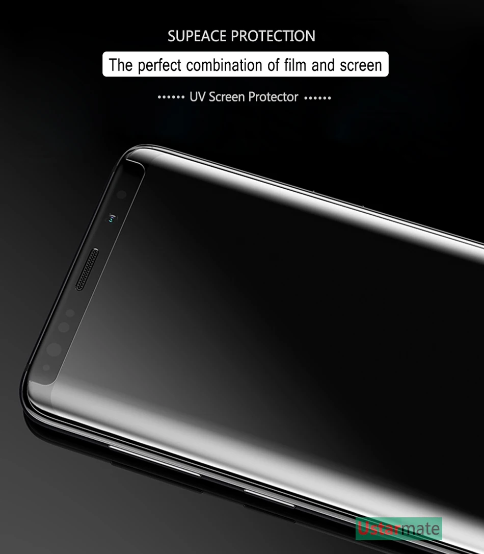 Ультрафиолетовый защитный экран для samsung Galaxy S8, S9, S10 Plus, S10e, Note 8, 9, S7, 5D Edge, закаленное стекло, защита экрана