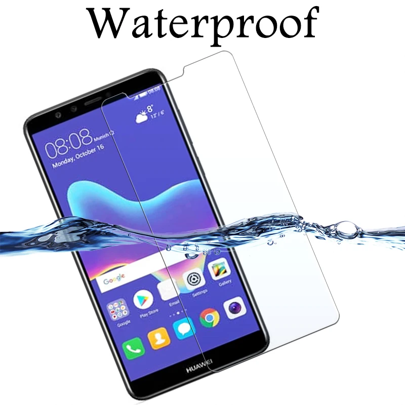 9H HD Tempered Glass For Huawei Y6 Prime Y9 Y7 Y5 2018 Film Screen Protector Protection on Huawey Honor 7A 7C Russia Pro | Мобильные