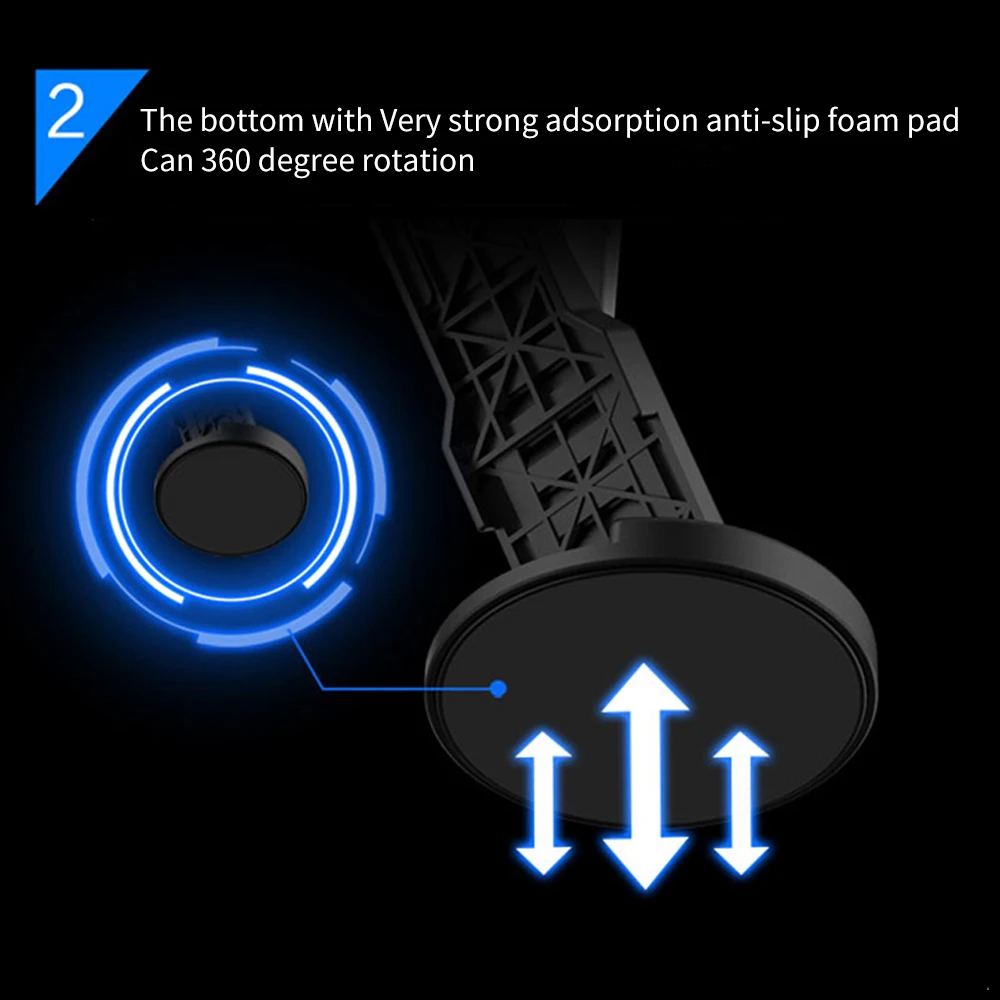 COOLCOLD охлаждающая подставка для ноутбука, охлаждающая подставка для ноутбука, два светодиодных вентилятора, регулировка семи углов для ноутбука 12 ''15,6'' 17 '', охлаждающий вентилятор USB