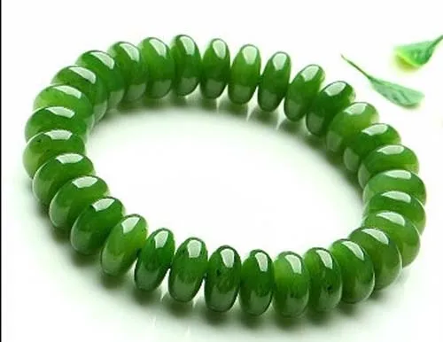 Натуральный шпинат зеленый нефрит застегнутый браслет для мужчин и женщин Tian Yu
