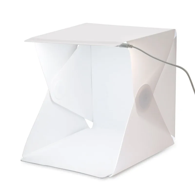 

40*40*40 Portable Lightbox Mini softbox LED Photo Studio Folding Light box Room Photography Backdrop Light Box Softbox Tent Kit