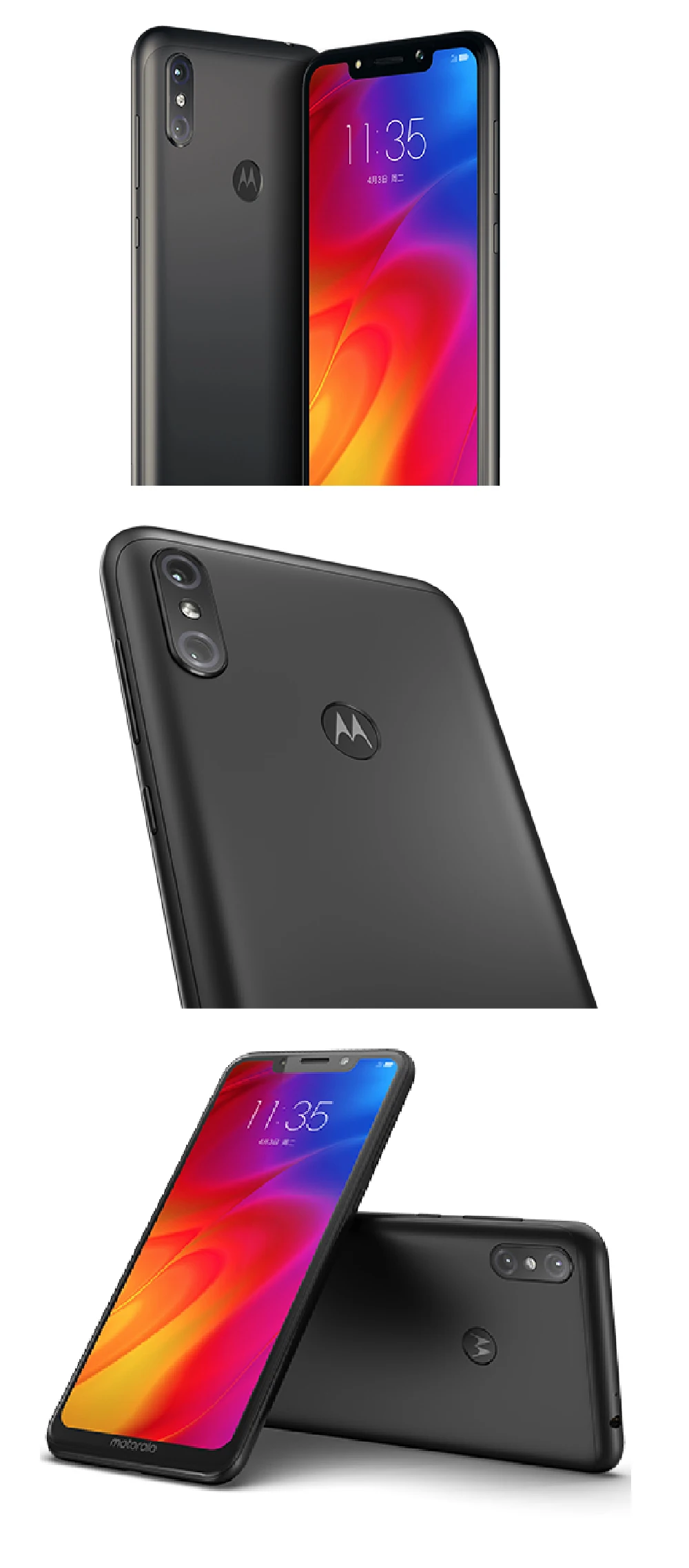 Смартфон Motorola MOTO P30 note, 6,2 дюймов, FHD, 6 ГБ ОЗУ, 64 Гб ПЗУ, Восьмиядерный процессор Snapdragon 636, 5000 мАч, Android 8,1, мобильный телефон