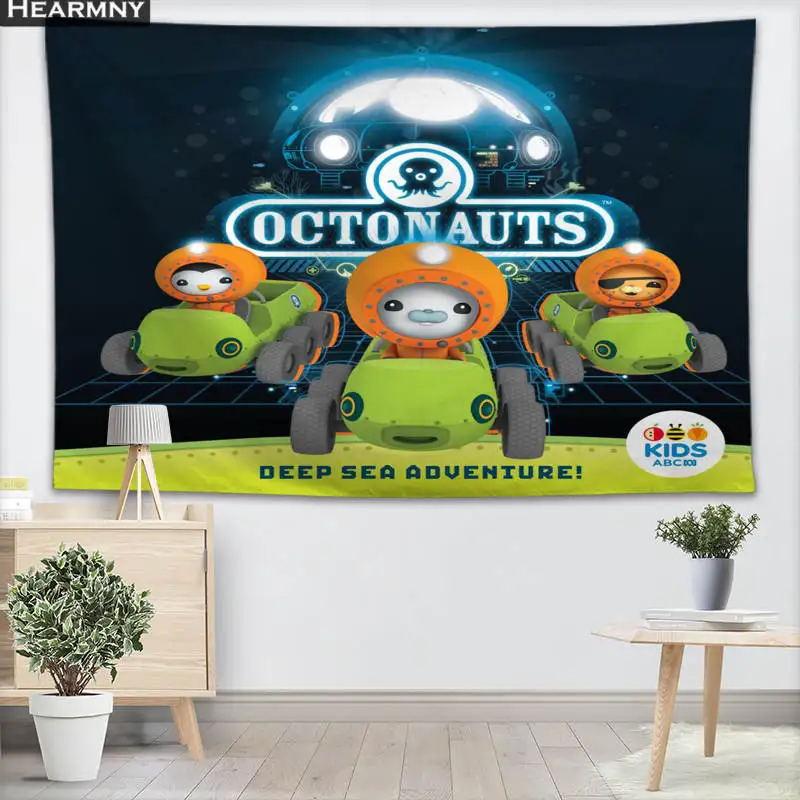 Настенный настенный гобелен Octonauts домашний декоративный пляжное полотенце