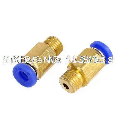 

Air Pneumatic 4mm Touch Connector M8 threaded Quick Fitting 2pcs