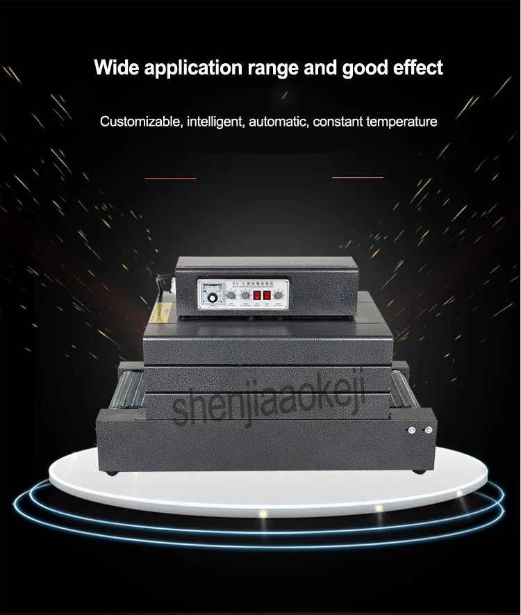 220 В/380 В двойной контроль температуры BS-400 автоматическая машина термоусадочной упаковки Электрический ламинатор запайки