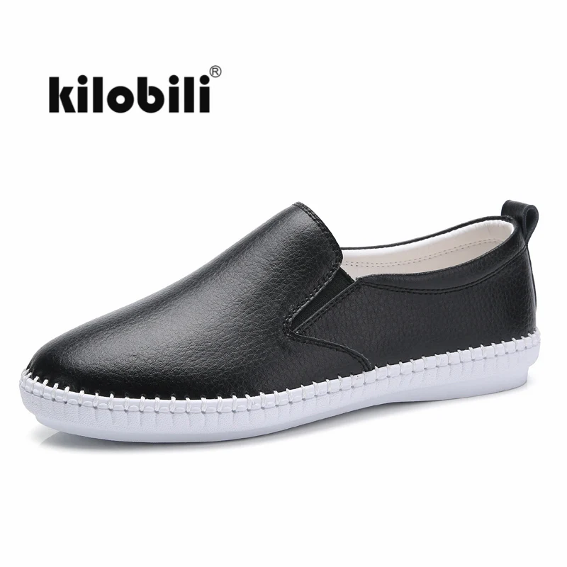 Балетки kilobili женские замшевые кожаные лоферы без застежки плоская подошва