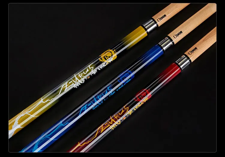 New POINOS Punch&Jump Cue with Case Break Stick 14mm 147cm Canadian Maple 5A+ Wood Billiard Jump Cue Punch Stick Break Kit