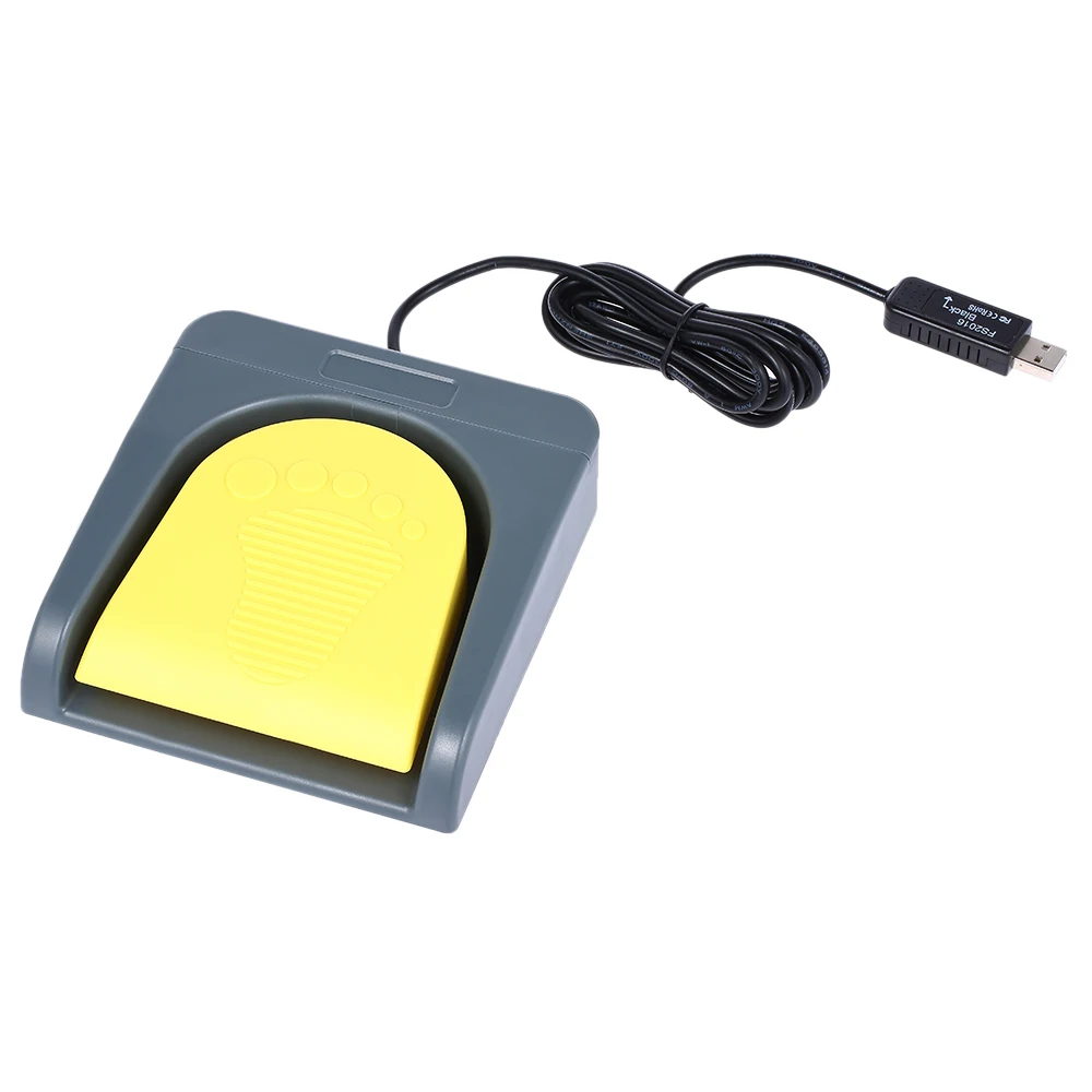 PCsensor USB одиночный ножной переключатель управления один ключ настраиваемая компьютерная клавиатура педаль действия для машин инструменты медицинский офис