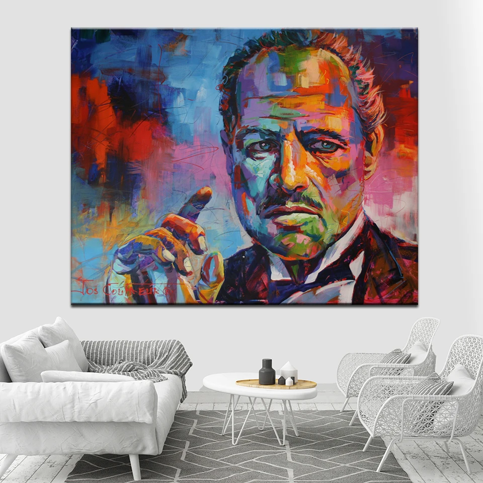 Wall Art Customized HD Printed Painting Custom Made Canvas Picture Frame 5 Panel Modular Abstract Poster Home Decor Photo | Дом и сад
