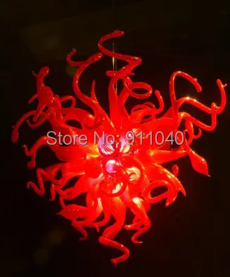 

Air Shipping AC Led Bulbs 120v/240v Cool Design Red Glass Pendant Led Light