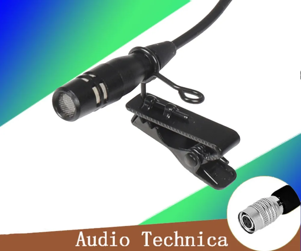 

4-контактный 4-контактный соединитель Hirose, зажим для галстука, микрофон Lavaliar для аудио Technica, беспроводной передатчик Bodypack