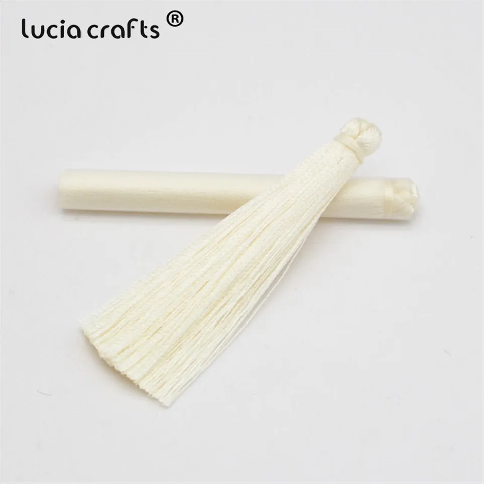 Lucia crafts 65 мм разные цвета на выбор вискозные кисточки серьги цепочка на свитер аксессуары DIY материалы 5 шт. I0102