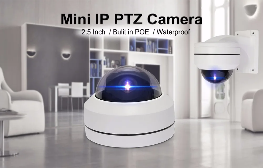 2,5 дюймов Starlight PTZ IP камера безопасности моторизированная 2,8-12 мм цветная камера ночного видения с поворотом и переменным фокусным расстоянием SONY 307 CCTV камера