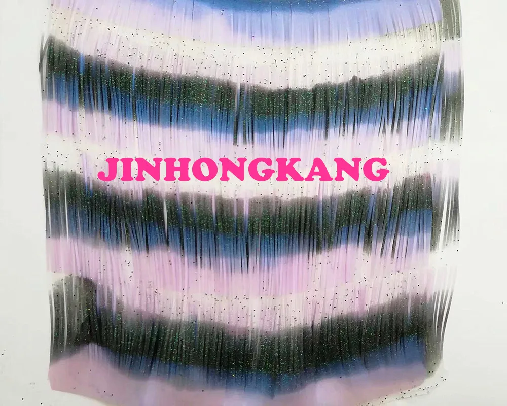 

Fishing Lure Silicone Skirt Layers,Silicone Skirt Material for Tackle Craft, DIY Spinner, Rubber Jigs, Buzzbait--43