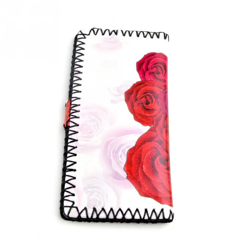 Новый бренд женский кошелек многофункциональный винтажный цветочный с