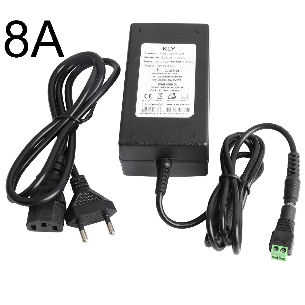 Лучшее качество питания DC12V 1A 2A 3A 4A 6A 8A светодиодный драйвер 12 В 12 вольт адаптер Трансформаторы освещения 110 В 220 В 220 ил