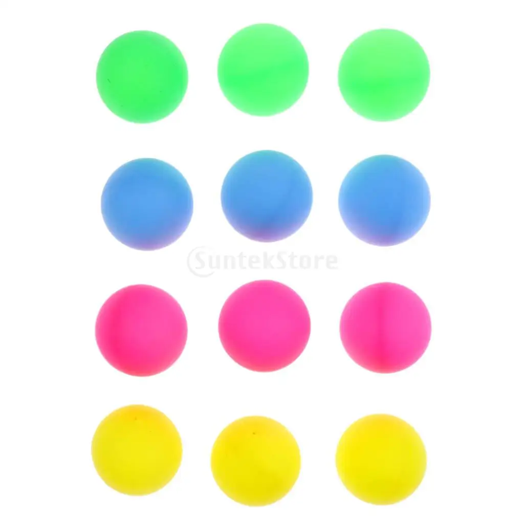 

12 Pieces Multi-functional Colorful Beer Balls Table Tennis Decoration Balls Entertainment Party Toy Raffle Balls