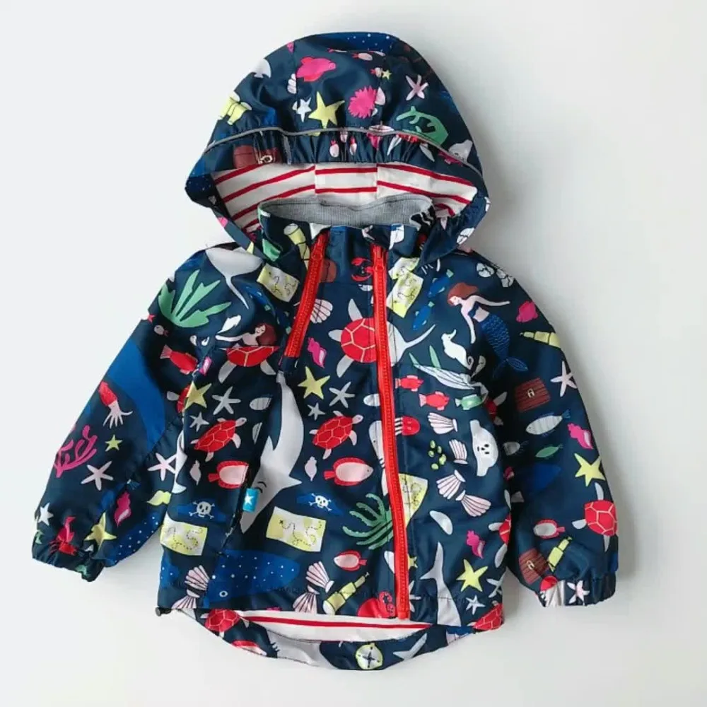 Baby Girls Jacket Spring Tao 2021 Modis Coat Water Resistant Windproof Kids Hooded Outerwear Children Rain Windbreaker | Детская одежда