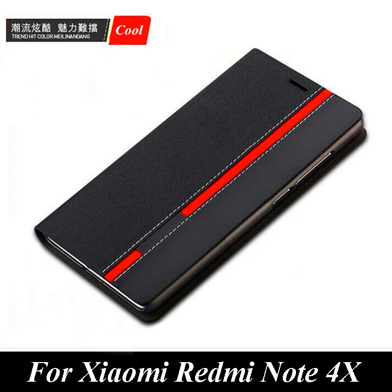 Роскошный чехол-бумажник с подставкой для Redmi Note 4X разноцветный флип-чехол из