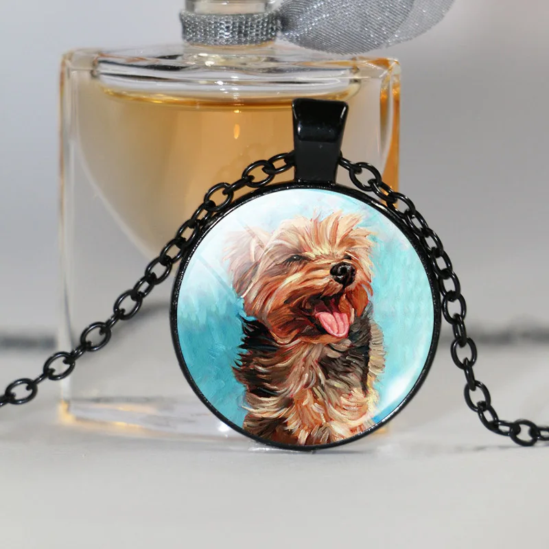 Очаровательные ювелирные изделия простой дизайн изображения собаки украшения