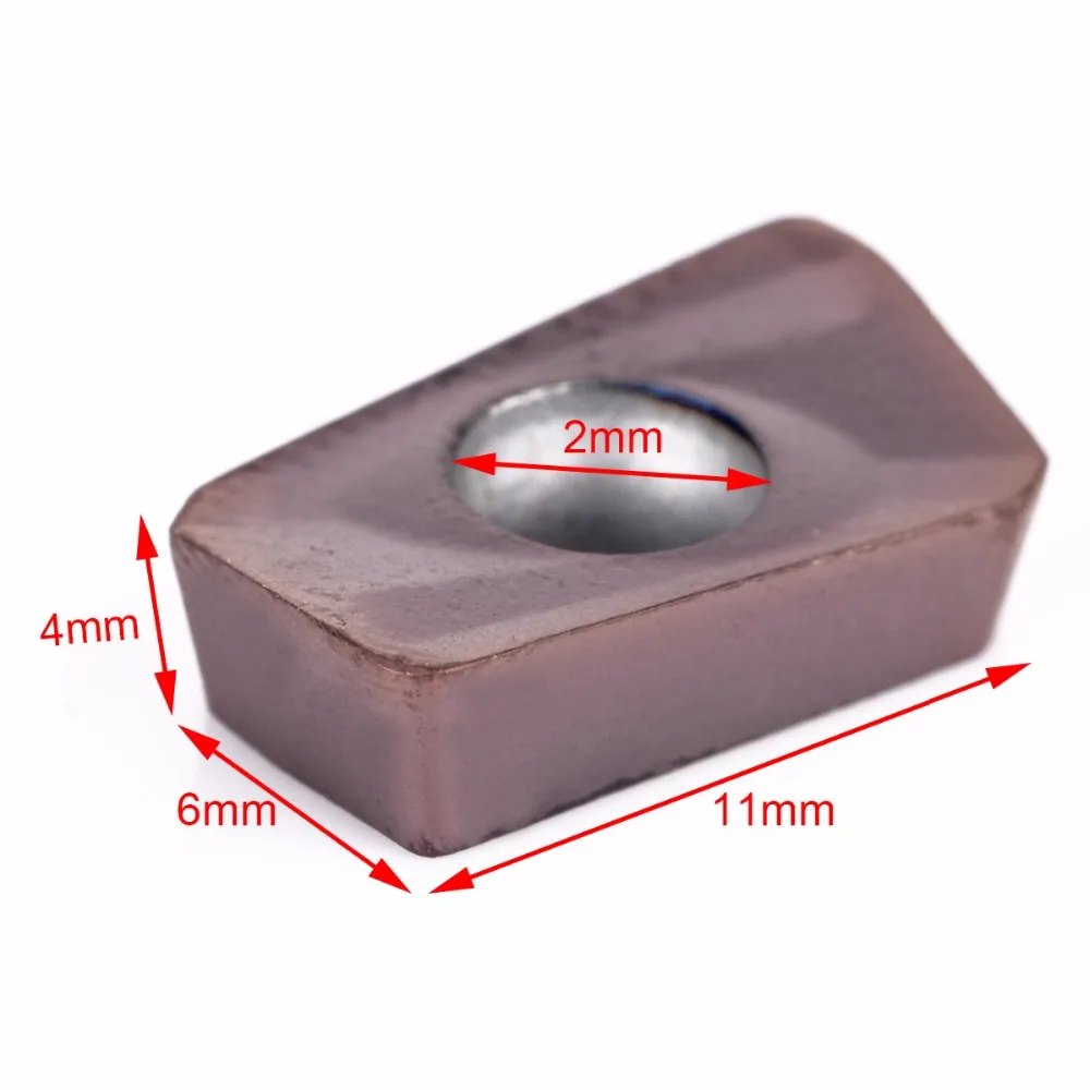 

10pcs Carbide Indexable Insert APMT1135PDER-H2 VP15TF Copper Inserts For CNC Milling Tool