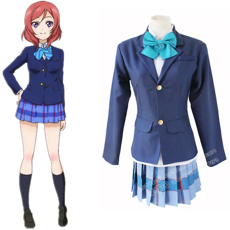 Аниме LoveLive! Love live Kousaka Honoka Minami Kotori школьная форма для девочек платье Маскарадные