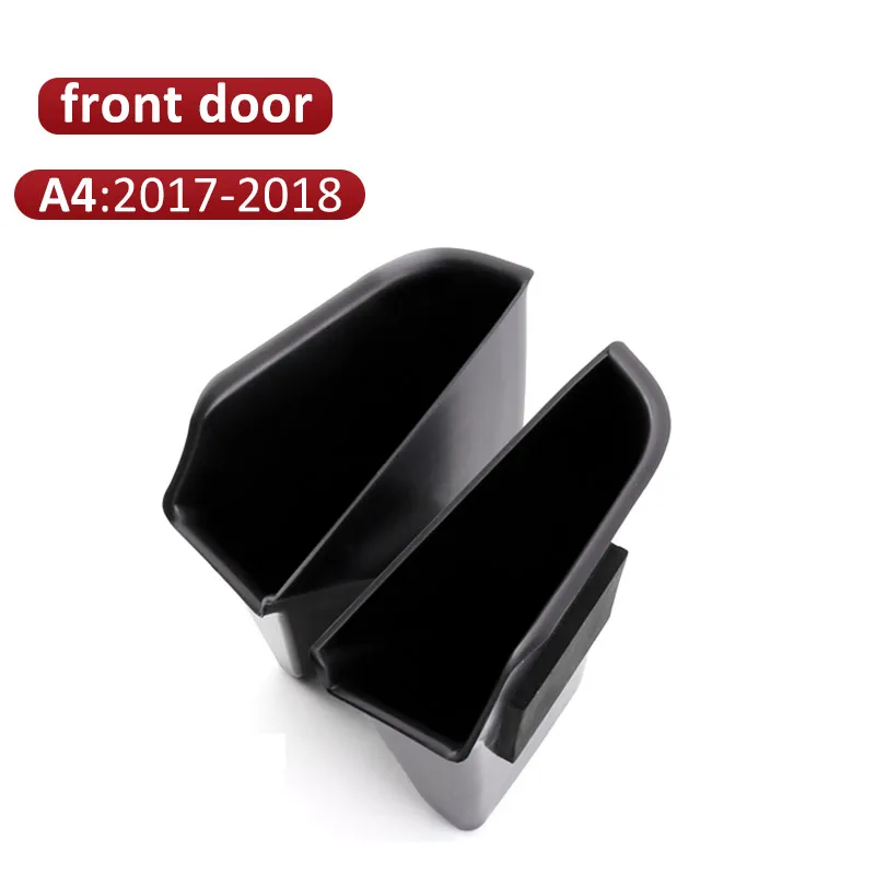 A4 Front door 17-18 Автомобильный Органайзер, авто стиль, дверная ручка, подвесной держатель, коробка для хранения для Audi A3, 8 в, A4, B8, B9, A5, A6, C7, A7, Q5, Q7, аксессуары для интерьера - Название цвета: A4 Front door 17-18