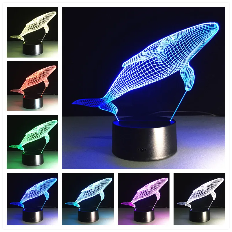 Usb Led 3d лампа стерео и свет акриловый подарок на день рождения внешний аккумулятор