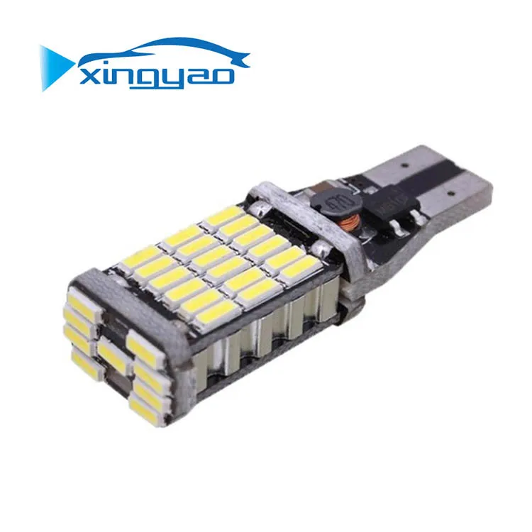 Автомобильная светодиодная декодирующая обратная лампа T15 4014 45SMD рулевая